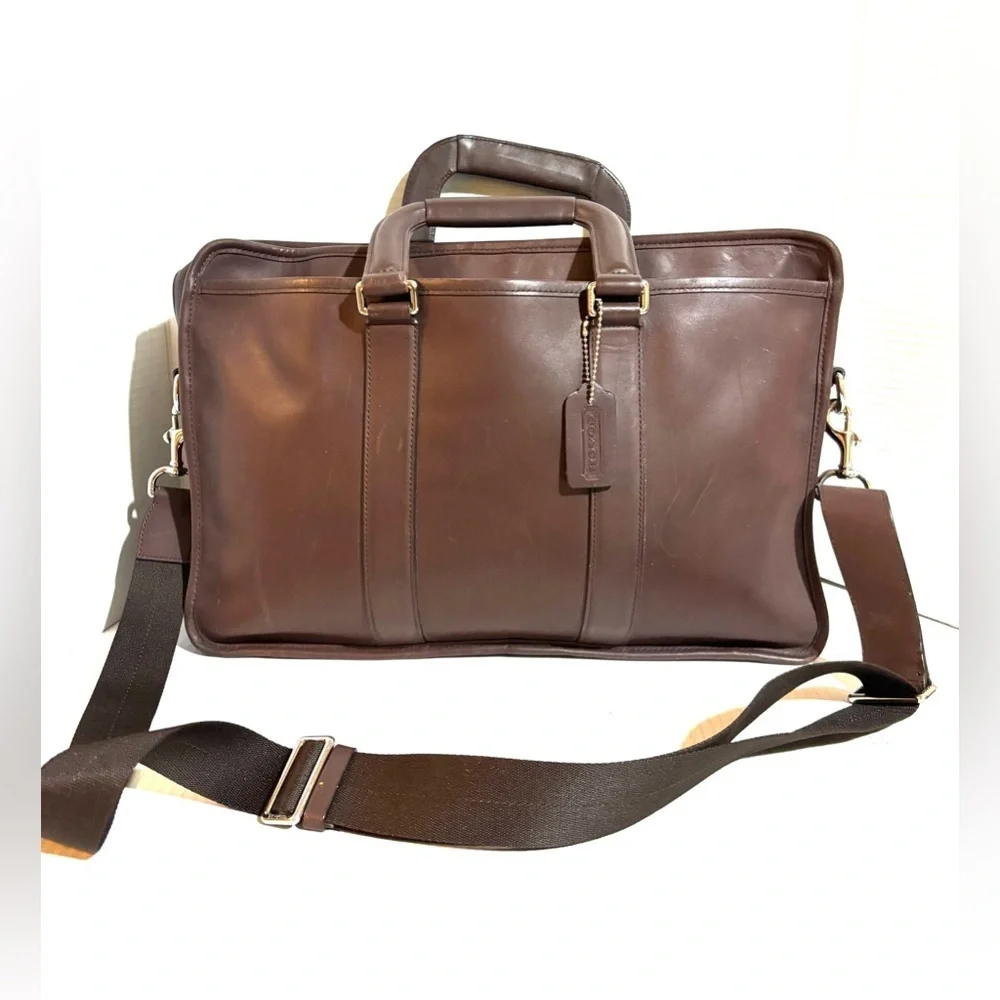 Coach vintage unisex Brown Leather Bag